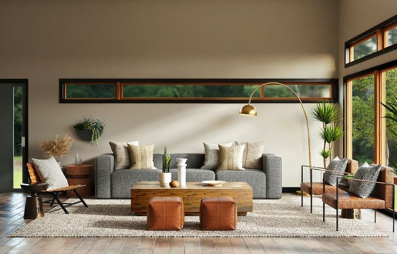 Salas decoradas minimalistas